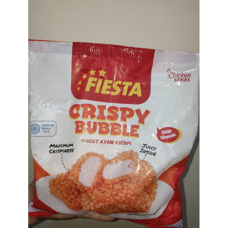 

FIESTA CRISPY BUBBLE 400gr / Nugget Ayam Krispi