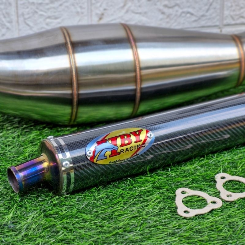 Flowbeeshop Knalpot Ninja R Rr Ss Hby Carbon Type Press Knalpot Hby