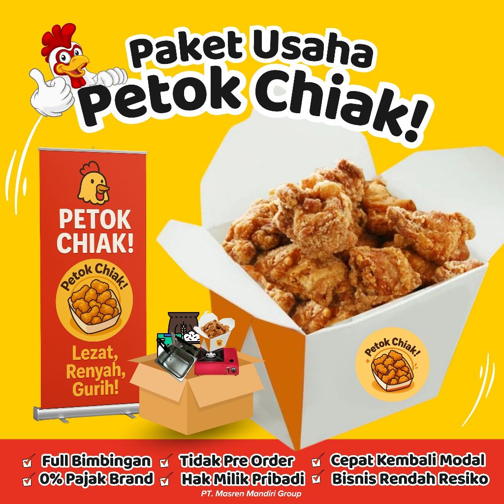 PAKET USAHA PETOK CHIAK || PERALATAN LENGKAP SIAP JUALAN || FRANCHISE-PELUANG USAHA-MANG MESER