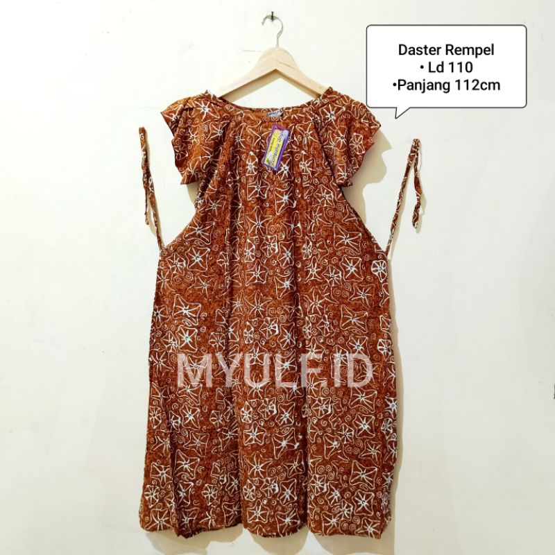 Daster Cempaka Ungu Makassar Model Lengan Rempel Makassar