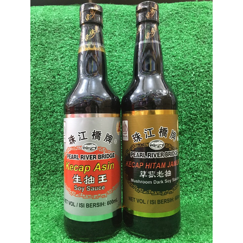 

TTS Pearl River Bridge PRB Dark Soy Mushroom/Soy Sauce Kecap Asin/Jamur 600ml Impor China HALAL