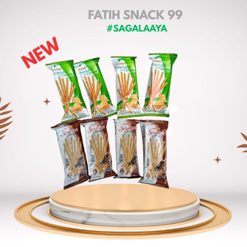 

SNACK SAYURAN 1 PCS X 50G VEGETABLE SNACKS CHEESE STICK & SESAME BISKITOP