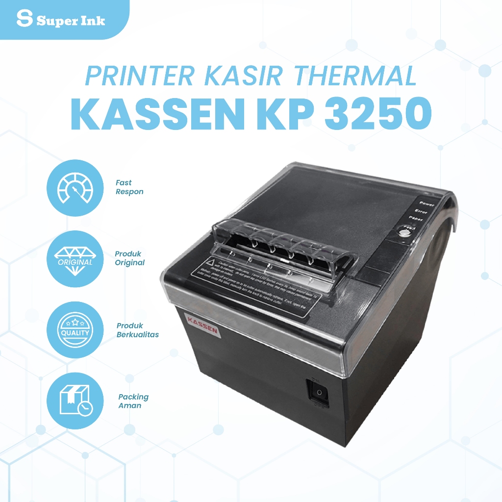 Kassen - Printer Kasir Kassen KP-3250 USB LAN Thermal Printer