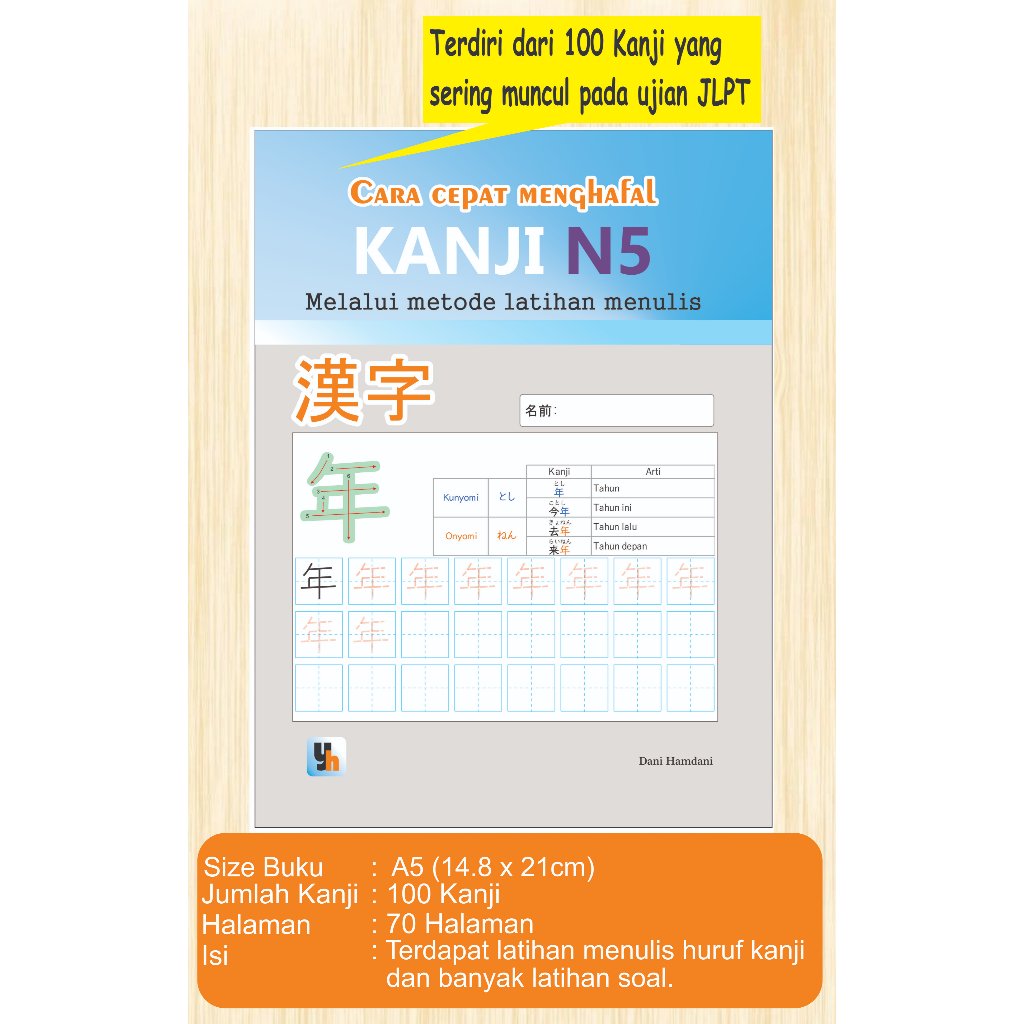 Buku Bahasa Jepang Kanji N5