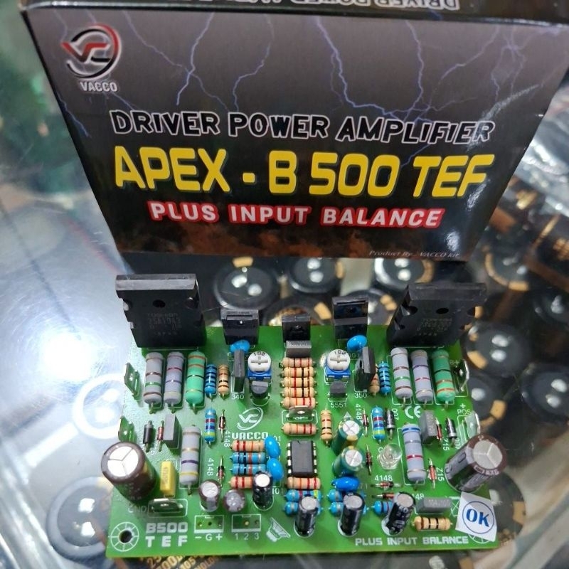 kit driver power ampli apex b500 tef plus input balance
