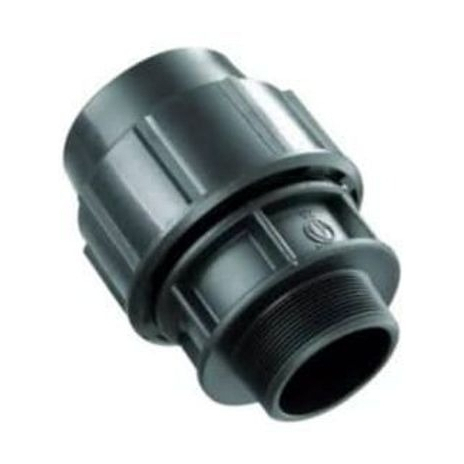 Soket Drat Luar HDPE 1/2 Inch SDL Sambungan Pipa HDPE 1/2 Inch 20 mm untuk PDAM Selang Pipa Hitam