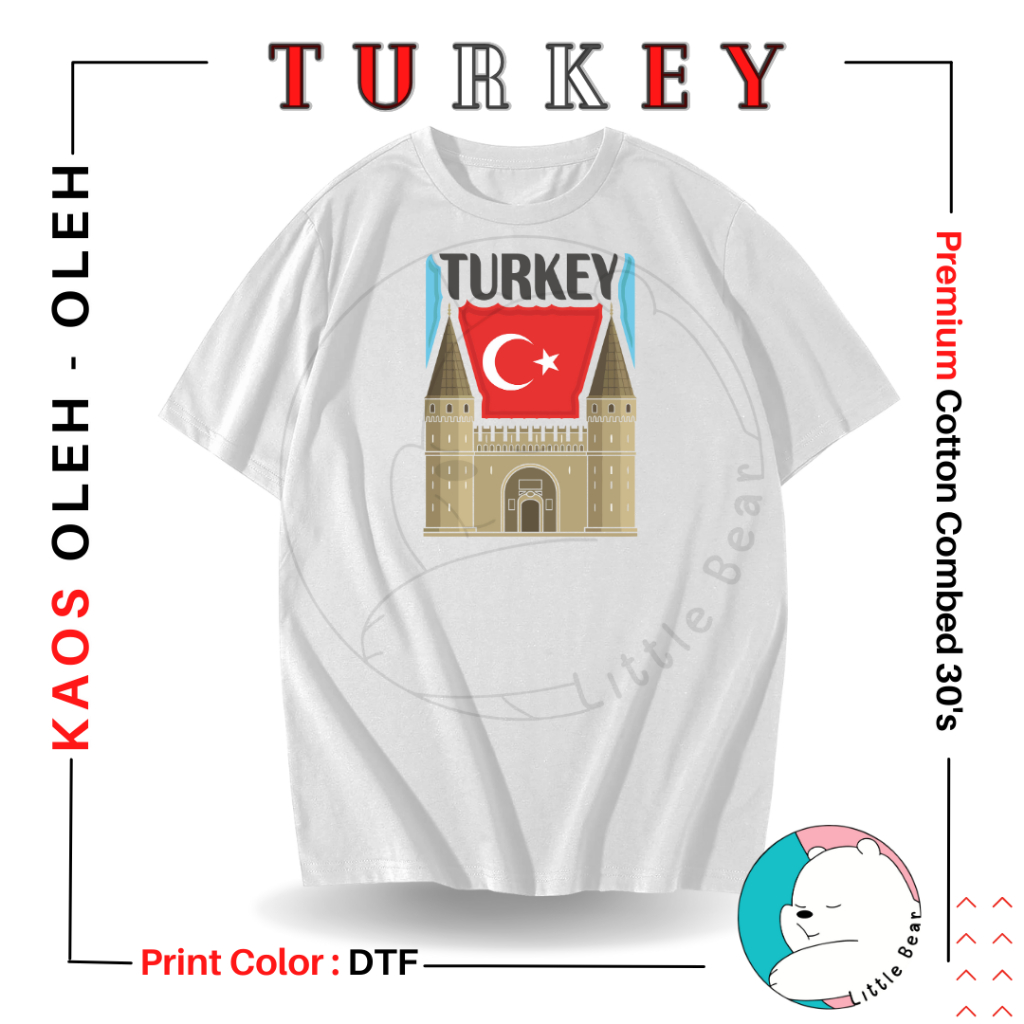 Kaos Souvenir Oleh Oleh Turki - Tshirt Souvenir Oleh Oleh Turki Type 1