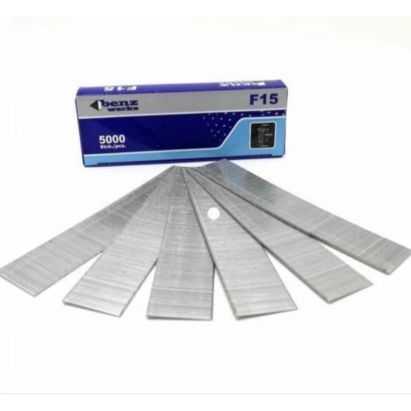 

BENZ Isi Paku Tembak F15 - Refill Air Nailer Bit Staples Finish Nail