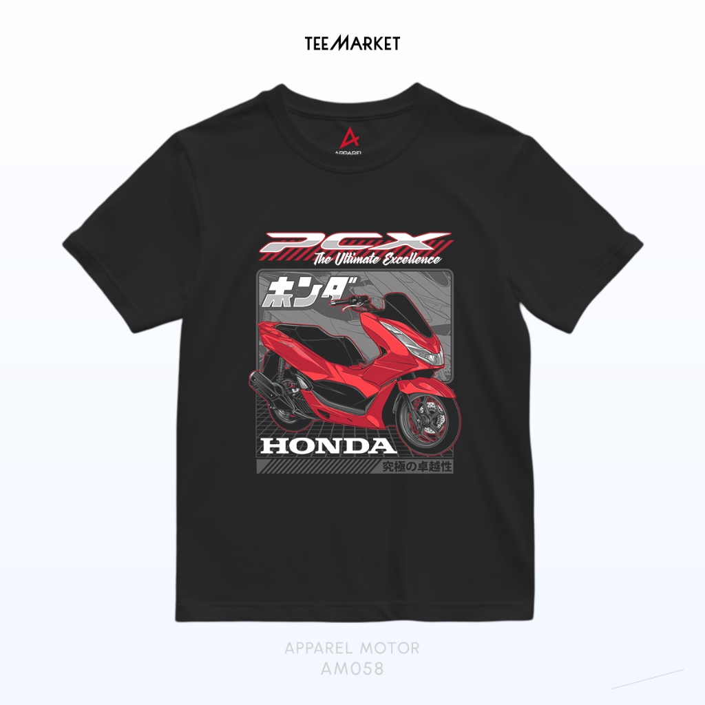AM058 Kaos Motor PCX 160 Exellence - Baju Bikers by Apparel Motor