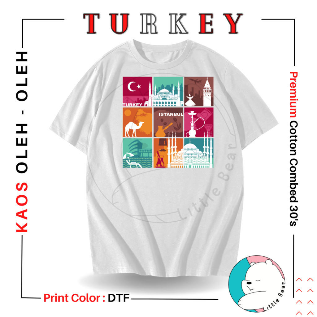 Kaos Souvenir Oleh Oleh Turki - Tshirt Souvenir Oleh Oleh Turki Type 5