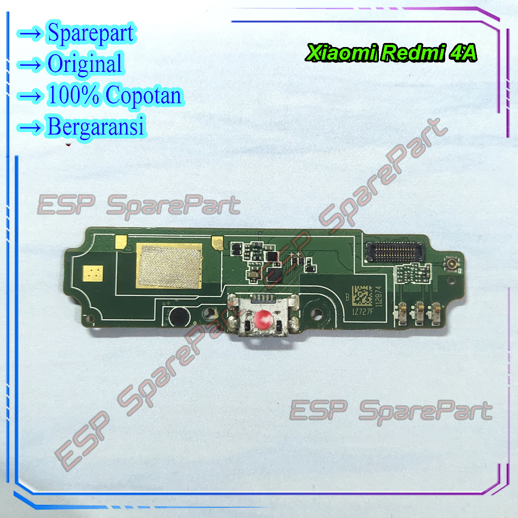 Board Charger Xiaomi Redmi 4A Papan Konektor Cas / Casan Copotan