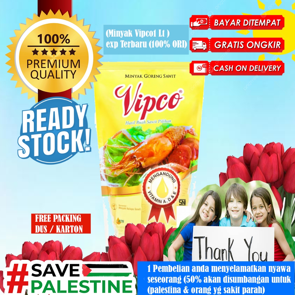 

Minyak Goreng Vipco/Grandco 1Liter/Pcs