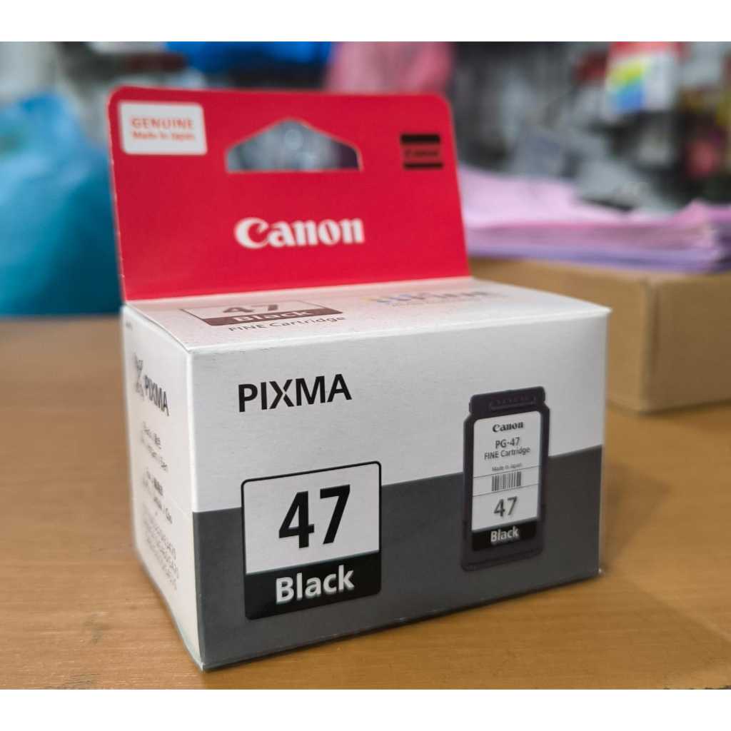 Cartridge Canon PG-47 Black CL-57 Color 100% resmi untuk E400/E410/ dll