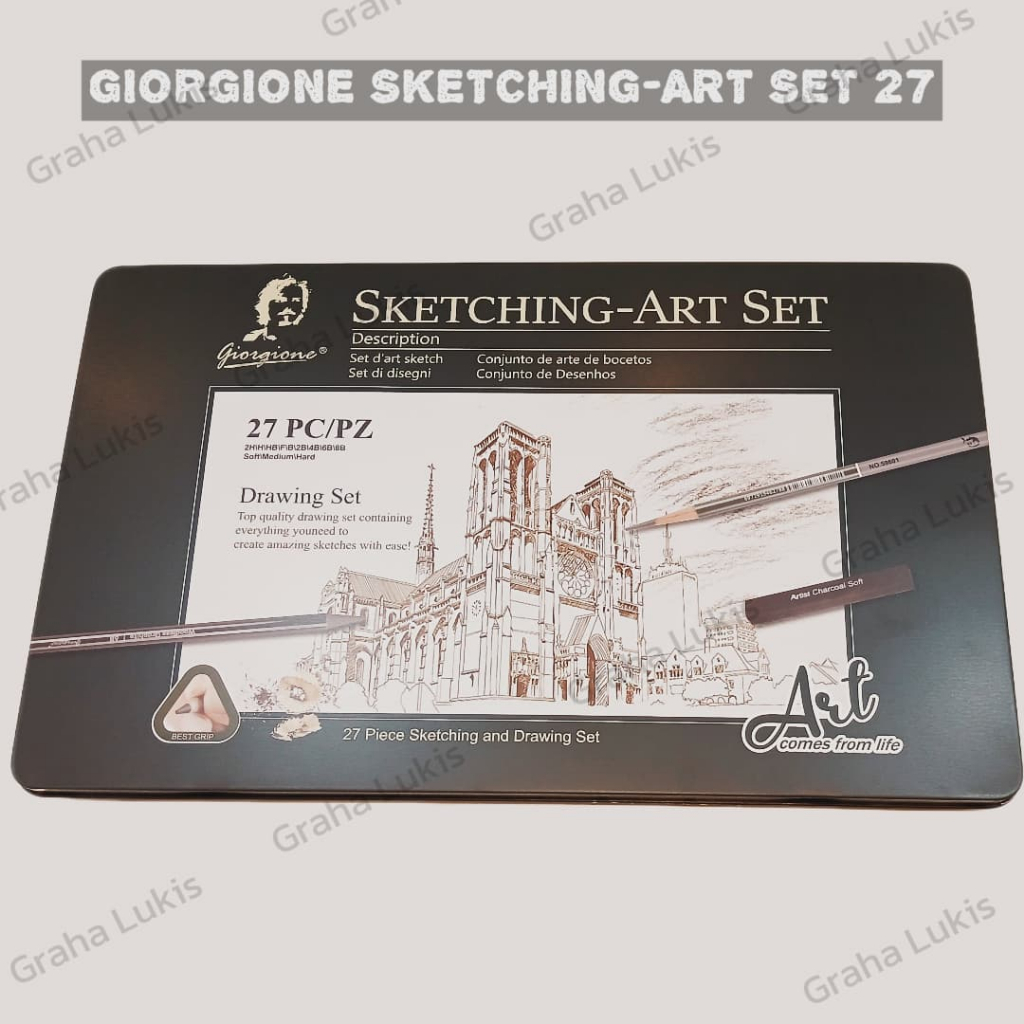 

Giorgione Sketching Art set 27 | Set Menggambar