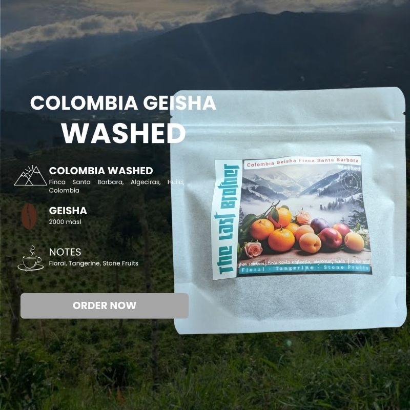

Kopi Arabica Colombia Geisha Finca Santa Barbara Washed 100 Gram