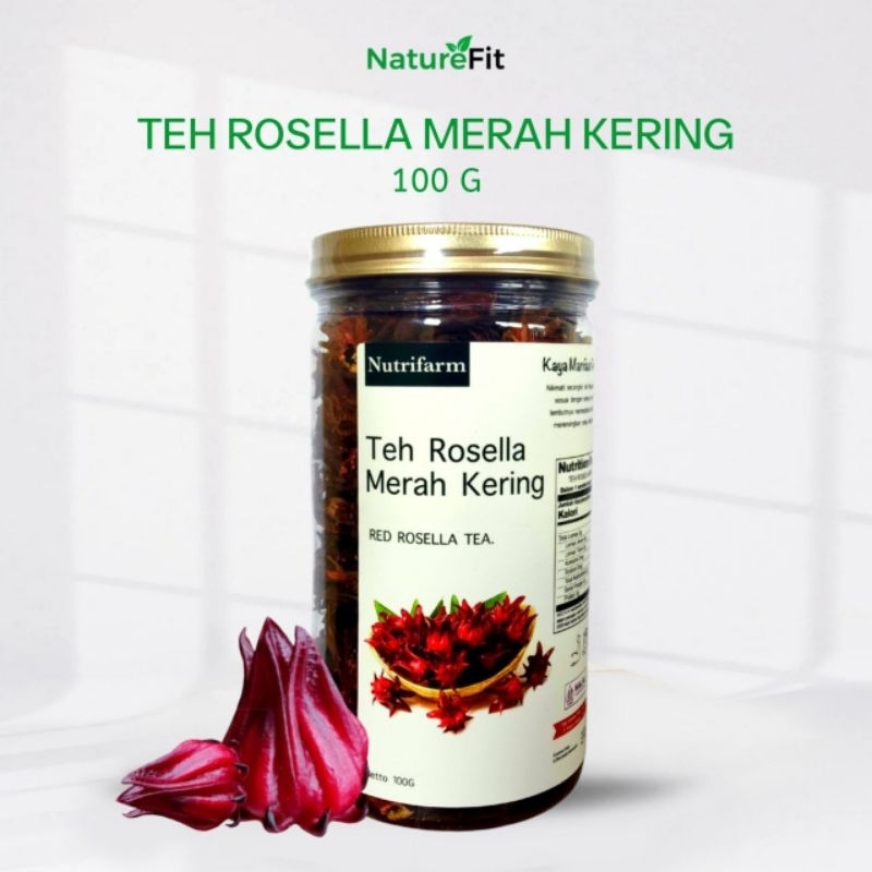 

TEH BUNGA ROSELLA PREMIUM ORGANIK 100G MERAH KERING