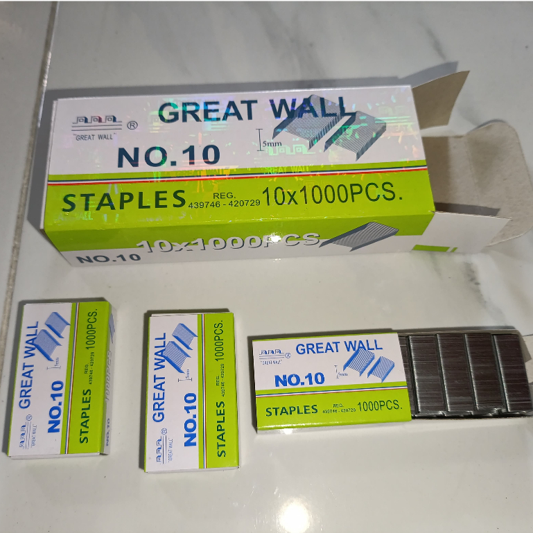 

Refill/Isi Staples Greatwall no 10 ORI (Pack) - Ready Stok