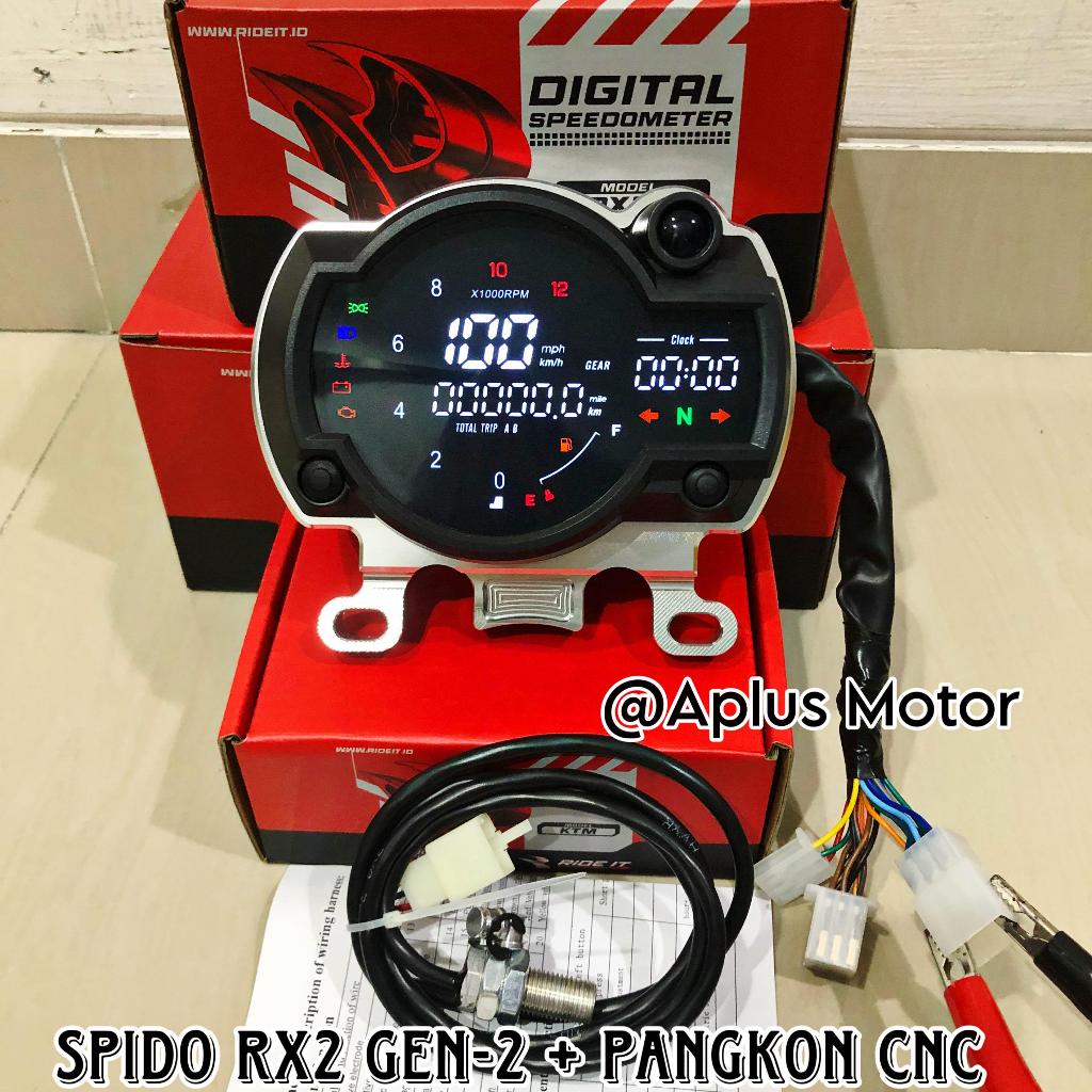 Speedometer Koso Rx2N Digital CB Spido Spedometer Spidometer Koso Rx2 N Vixion Modif