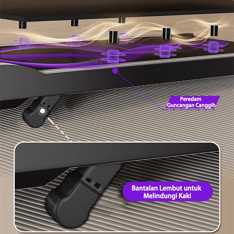 Ready Stock Treadmill dengan Kemiringan/alat treadmill/treadmill elektrik low watt/Treadmill