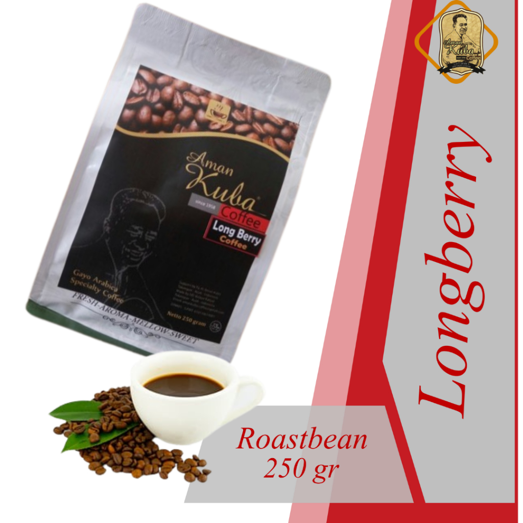 

Aman Kuba Coffee - Arabika Aceh Gayo Long Berry Premium