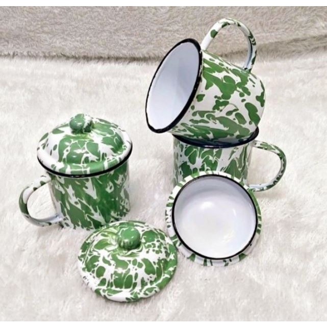 TRS - Cangkir Blirik Mug Blirik Mug Jadul Mug Enamel Cangkir Enamel Cangkir Jadul Blirik