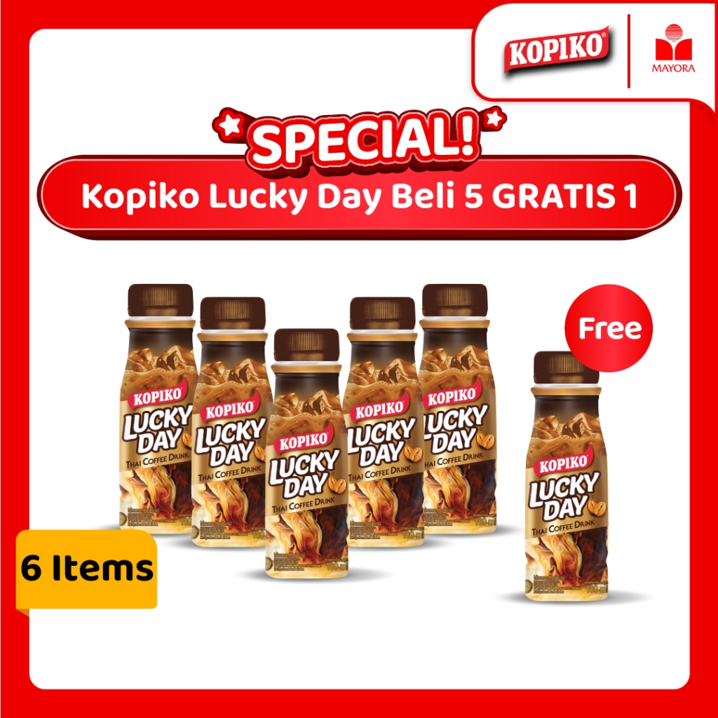 

Paket Kopiko Lucky Day Beli 5 GRATIS 1