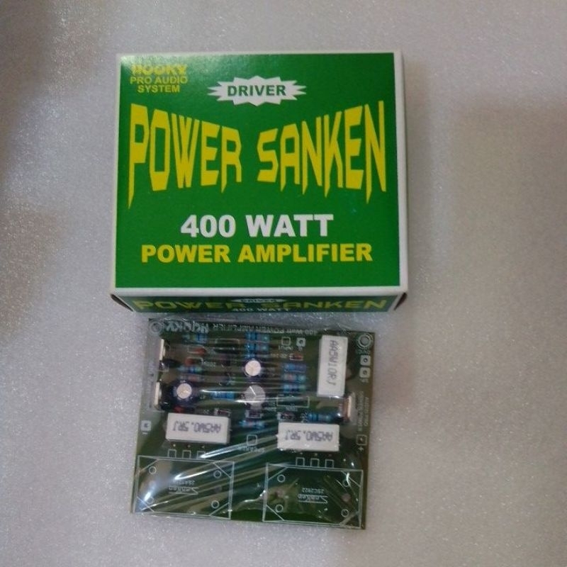 KIT DRIVER HOOKY POWER SANKEN 400 WATT POWER AMPLIFIER/kit driver hooky power Sanken 400 watt power 