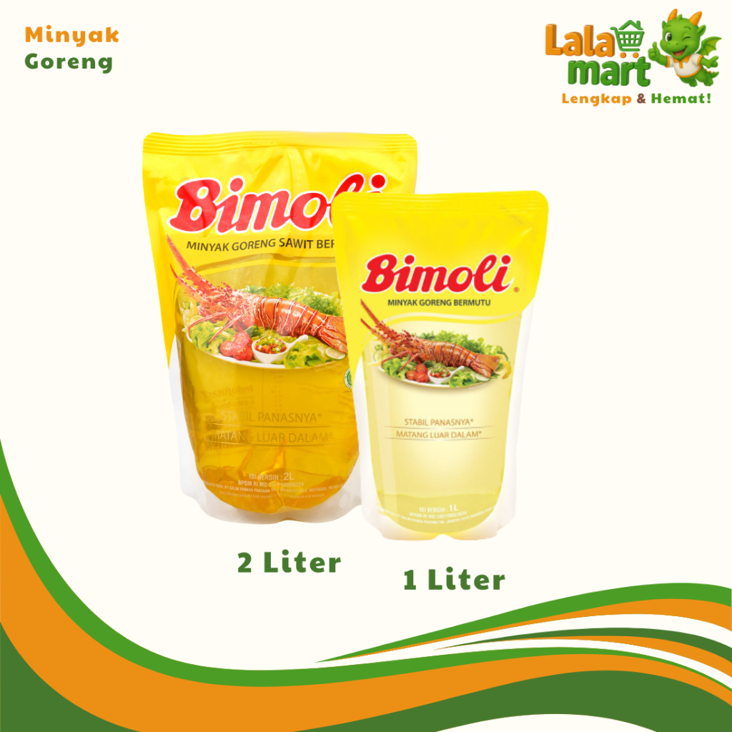 

[] MINYAK BIMOLI CLASSIC 1 LITER / 2 LITER COOKING OIL KEMASAN POUCH PLASTIK REFILL MINYAK GORENG