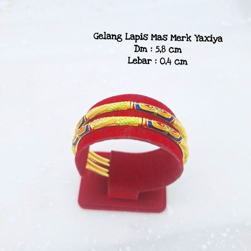 Gelang Keroncong Model Dubai Mirip emas Asli