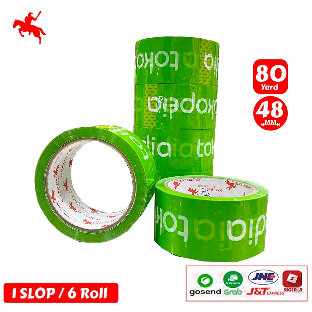 

Lakban OPP Tape / Lakban Printing Online Shop Lakban TKPD White 80 Yard KSATRIA Tape (1 Slop)