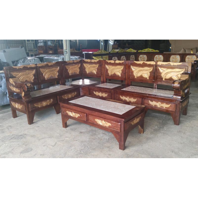 kursi kayu jati jumbo