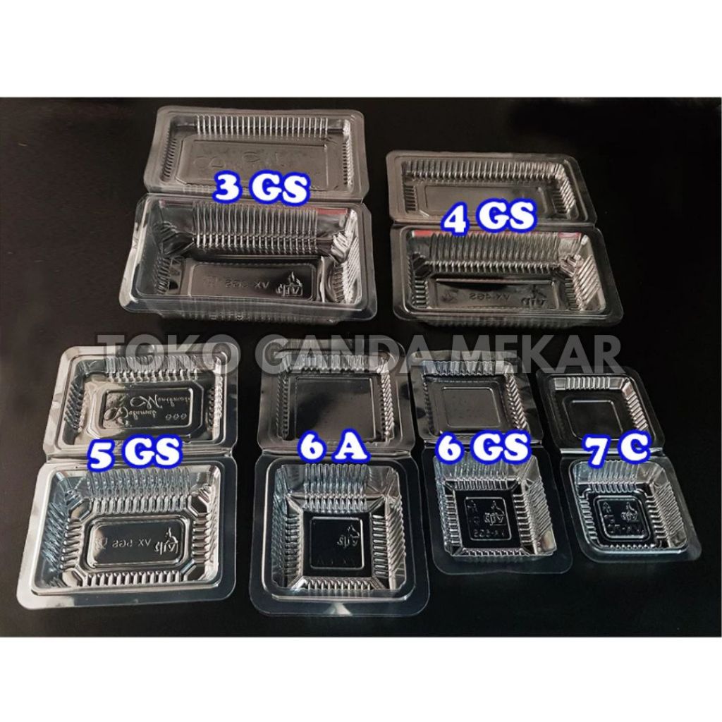 MIKA VIP 3GS 4GS 6GS / MIKA PLASTIK NASI / MIKA MAKANAN / MIKA KUE / MIKA KOTAK KECIL / MIKA JAJAN P