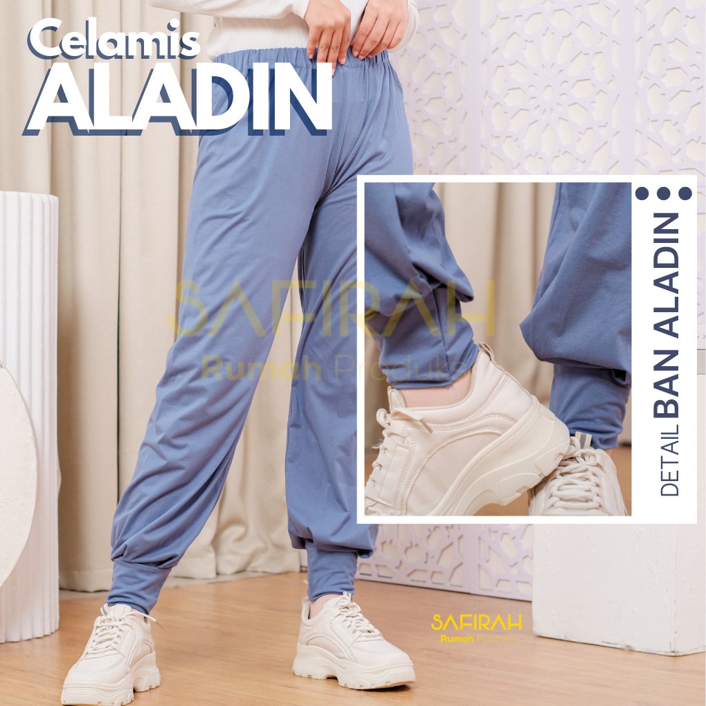 exclusive celamis aladin spandek rayon premium grade a celana wanita aladin pants