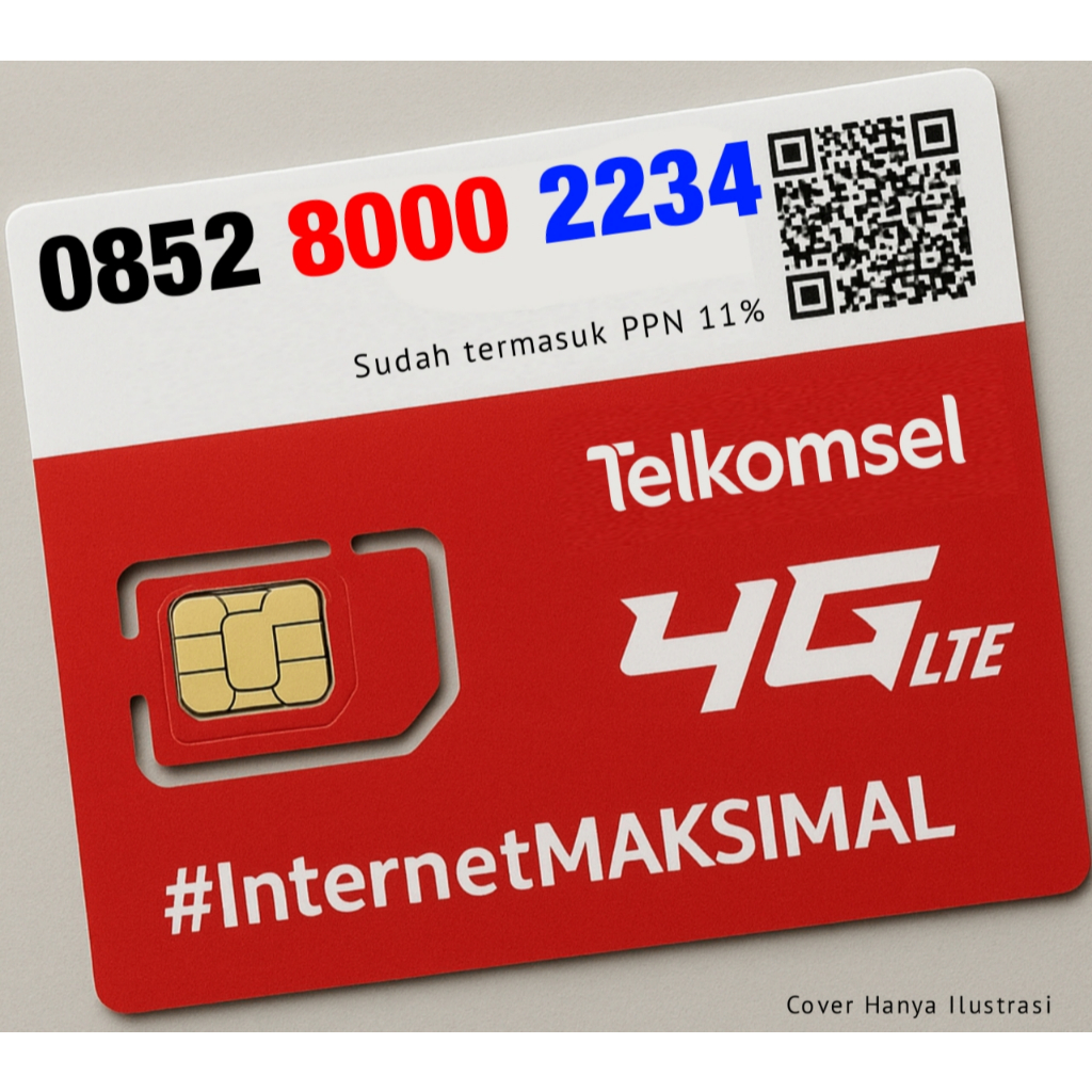 Nomor Cantik Telkomsel Simpati Ribuan Naik - 0852 8000 2234