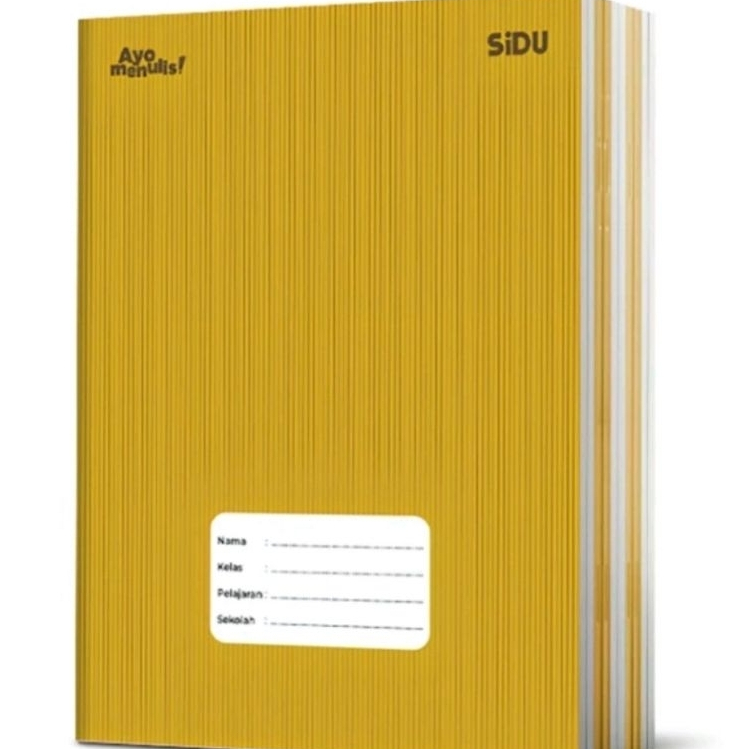 

Buku Tulis Sinar Dunia SIDU Kraft 60 Lembar Kwarto (1 Pack Isi 10 Buku) (S:PACK) Paper Stationery