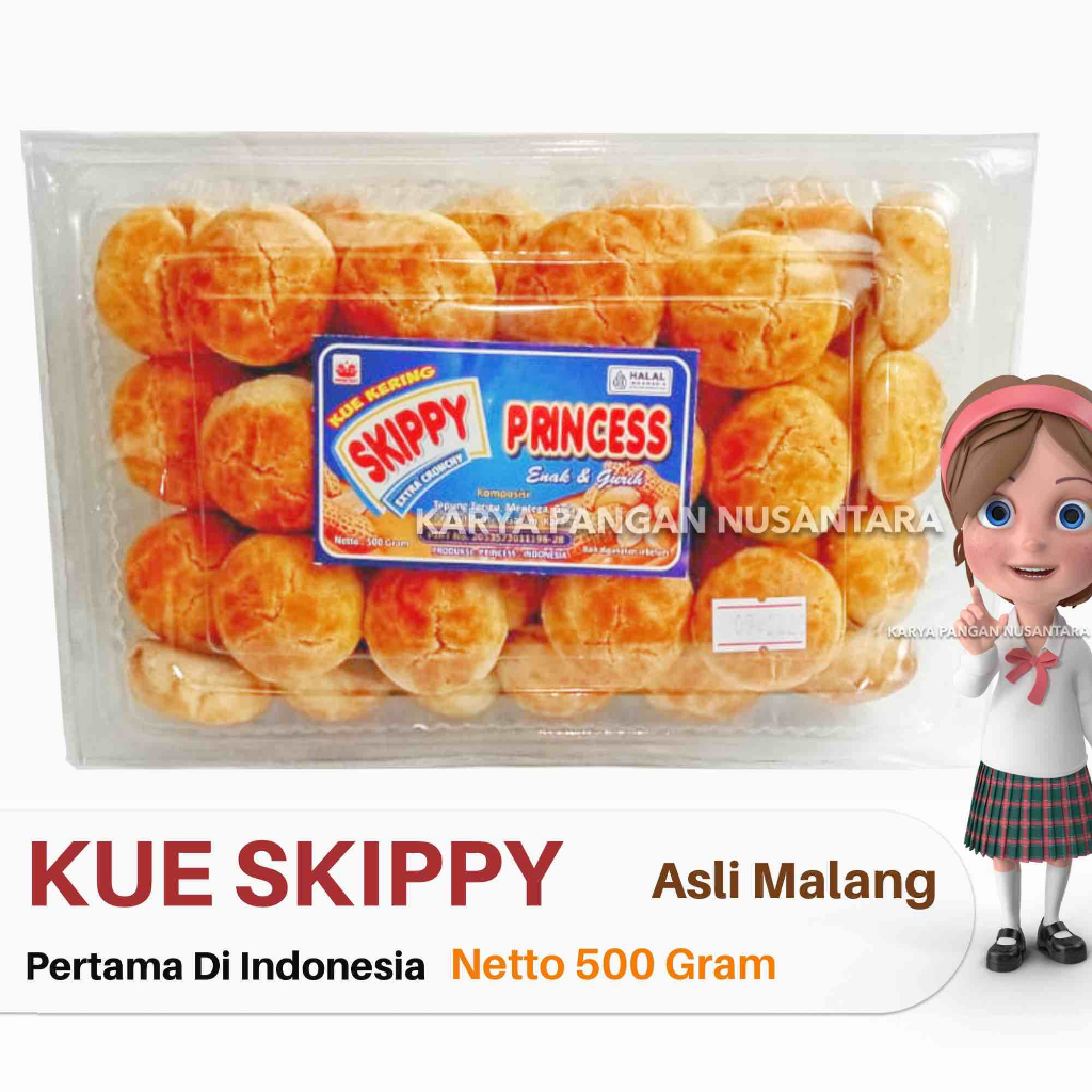 

KUE KACANG PRINCESS KUE KACANG SKIPPY KUE NASTAR KACANG KUE KERING KACANG PACK 500GR