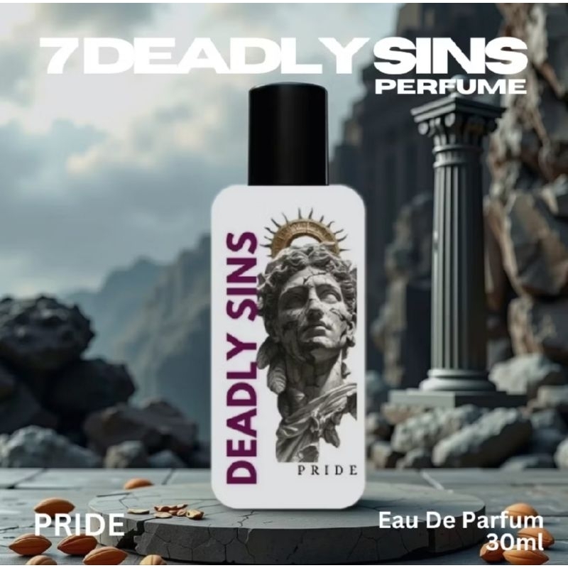 PRIDE Perfume by 7 Deadly Sins - Perfume for Men Eau De Parfum 30ml. Parfum Pria