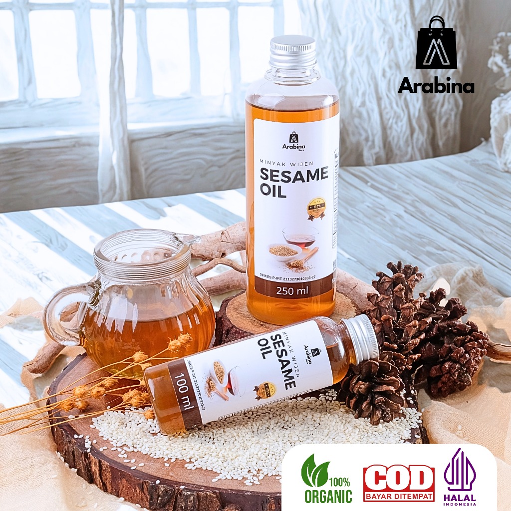 

LAKU Arabina Minyak Wijen Halal Sesame Oil Orinal