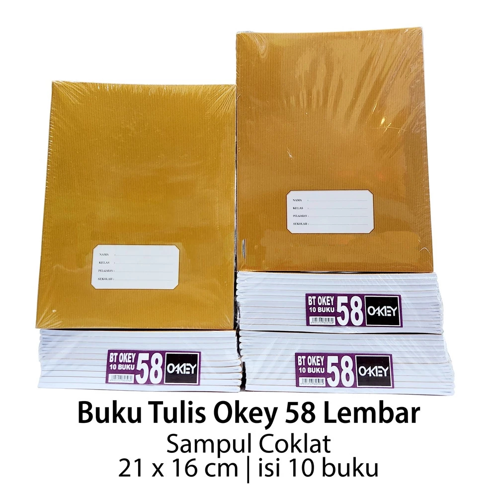 

[ 10 PCS ] BUKU TULIS OKEY 58 LEMBAR PENDEK