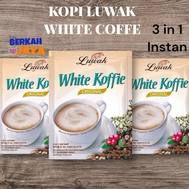 

Kopi Luwak White Coffe 20gr 10 pcs/sachet | Kopi Rentengan