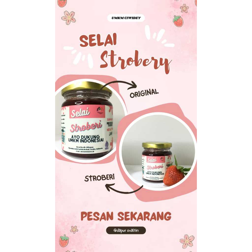 

selai stroberi