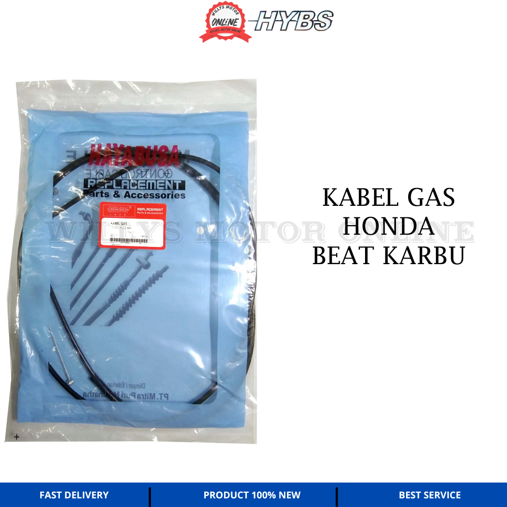 Kabel Gas Beat Karbu HAYABUSA Kabel Throttle Gas Beat Karbu