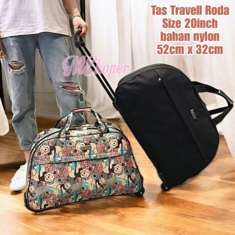TAS TRAVEL BAG TAS TROLLY POLO GEAR ORIGINAL 8827