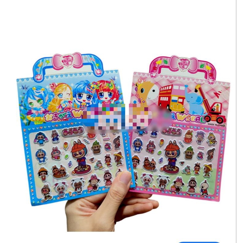 

J (J15) STIKER KARAKTER TAS BLING 1 PCS/STIKER TIMBUL / MAINAN ANAK