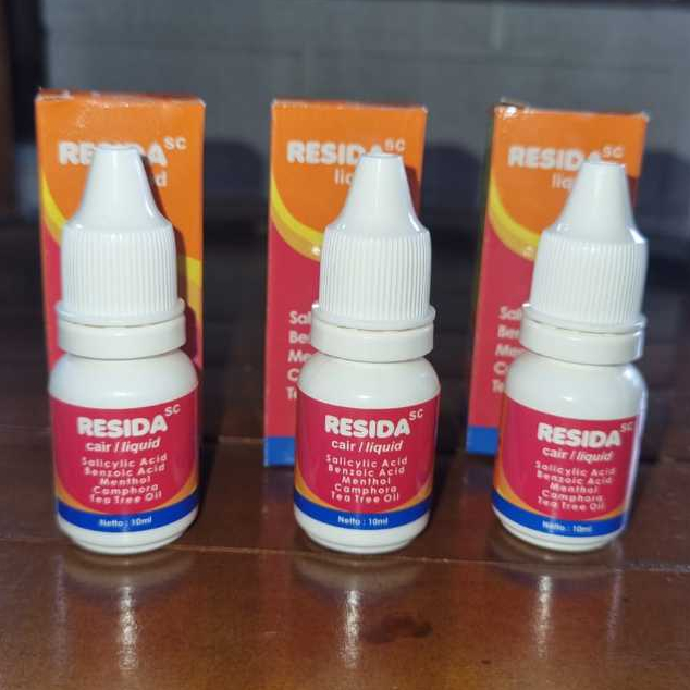 PAKET 3 PCS RESIDA SC CAIR MENGATASI KULIT JERAWAT, PANU, KADAS, DAN JAMUR