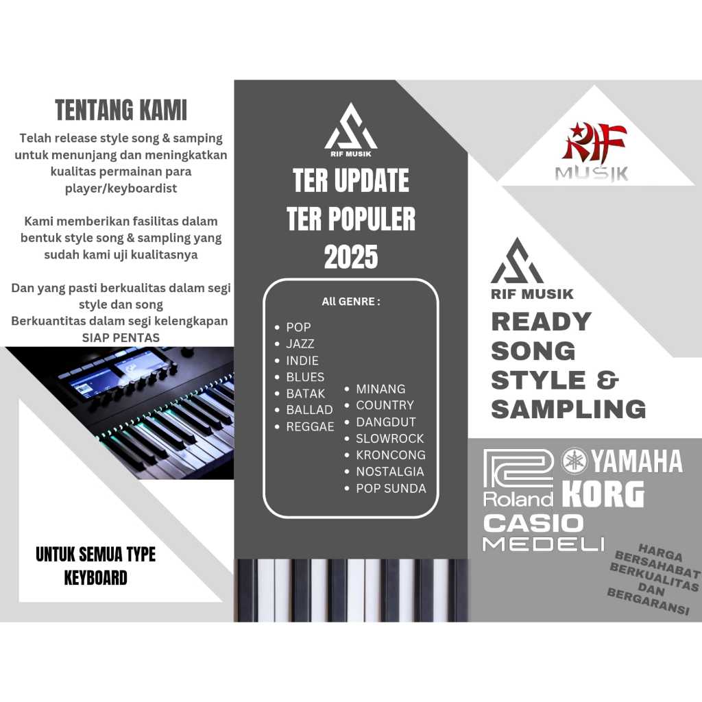 SONG STYLE KEYBOARD YAMAHA PSR 2100 & PSR 2000 TERUPDATE 2025