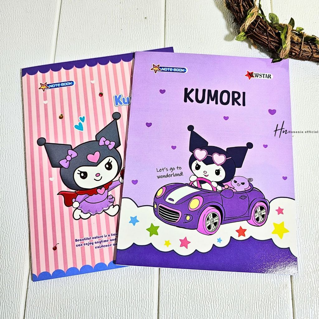 

(10PCS) BUKU TULIS NEWSTAR 38 LEMBAR KARAKTER LUCU/BUKU KUROMI CINNAMOROL/PENDEK/KWARTO