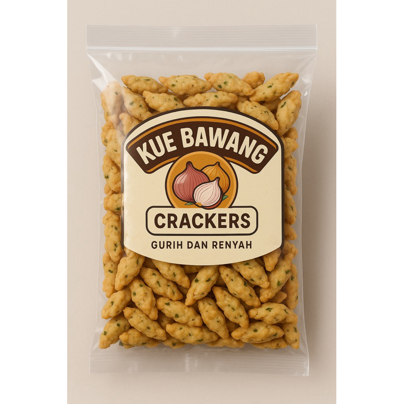 

KUE BAWANG GURIH DAN RENYAH 500 gram keripik kue bawang