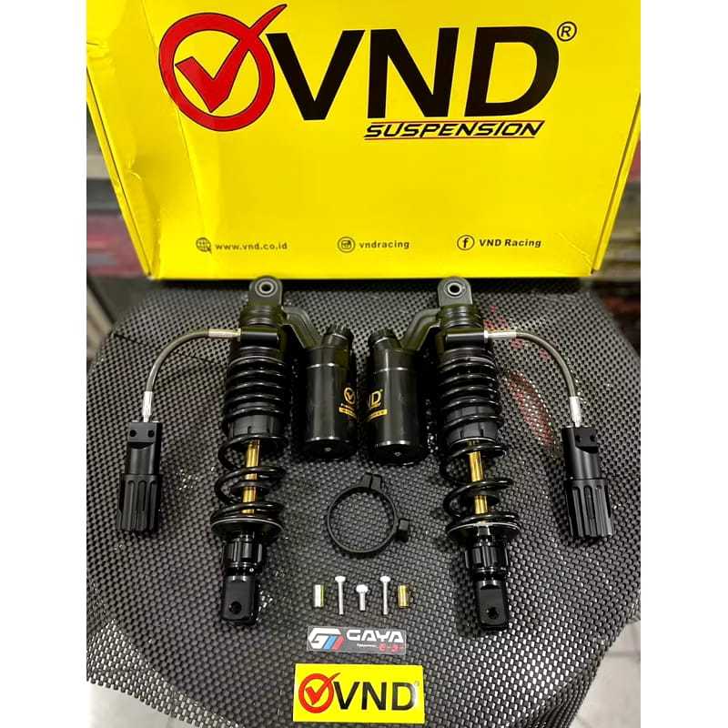 Shockbreaker VND Extreme V2 + Preload Aerox 155/ Aerox New 305mm Shockbreaker Belakang VND Extreme V