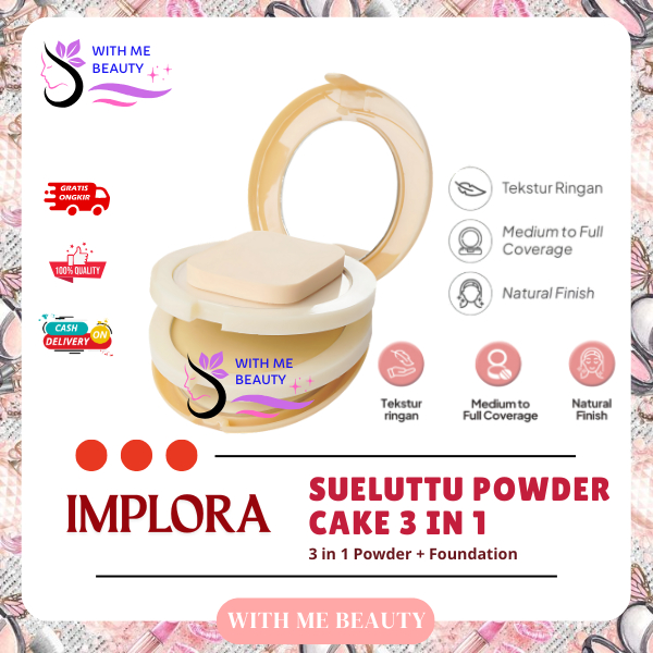Implora Compact Powder 320 Sueluttu | Bedak Padat Foundation BPOM Original